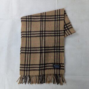 Authentic Burberry Nova Check Cashmere Scarf Beige Unisex Designer Luxury